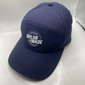 Taylor Made Golf Hat Blue Horizon Fermi SnapBack 5 Panel Lightweight Cleaned